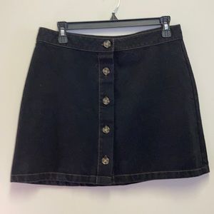 Forever 21 Button Down Denim Mini Skirt/Large